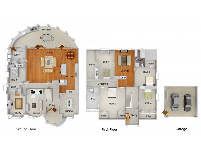 6 Irvine Street, Peppermint Grove WA 6011 Floorplan