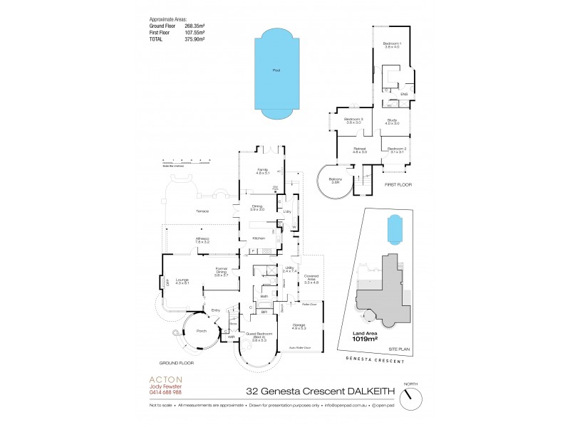 32 Genesta Crescent, Dalkeith WA 6009 Floorplan