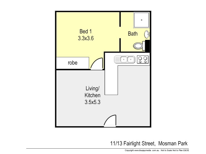 11/13 Fairlight Street, Mosman Park WA 6012 Floorplan