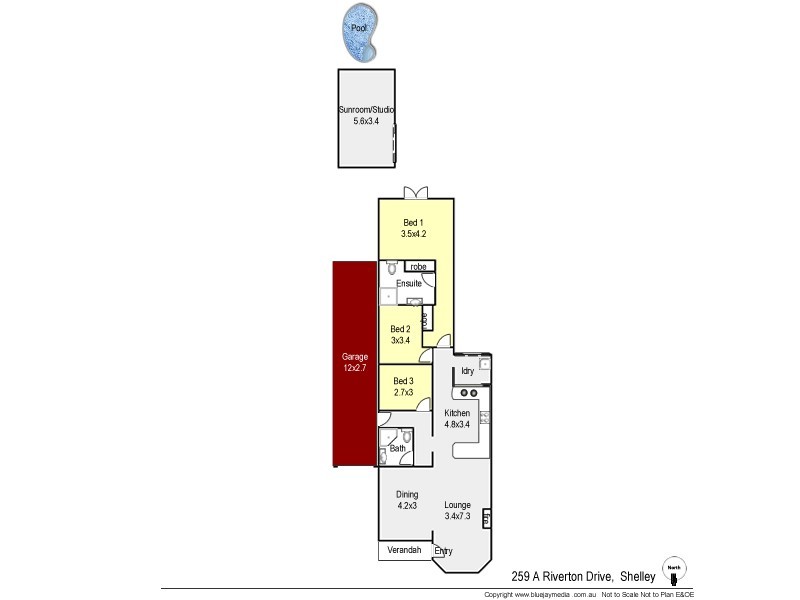 259A Riverton Drive North, Shelley WA 6148 Floorplan