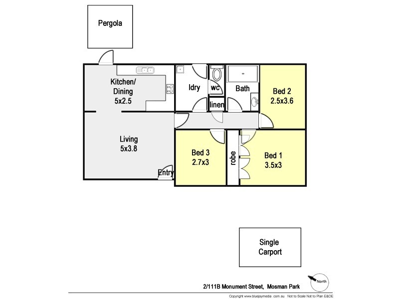 2/111 Monument Street, Mosman Park WA 6012 Floorplan