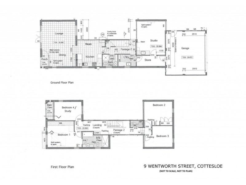 9 Wentworth Street, Cottesloe WA 6011 Floorplan