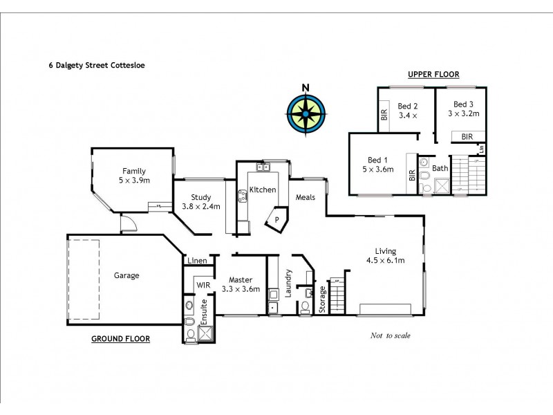 6 Dalgety Street, Cottesloe WA 6011 Floorplan