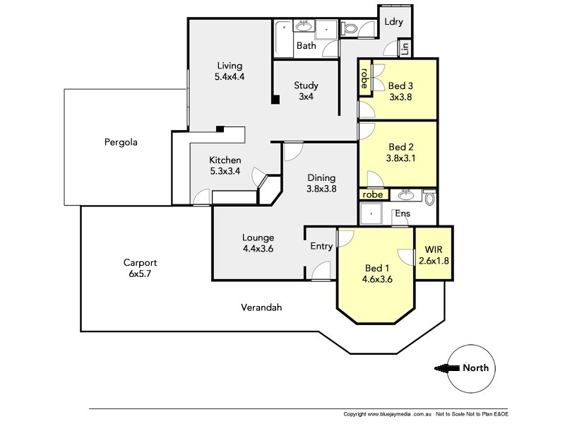 12 Bulimba Road, Nedlands WA 6009 Floorplan