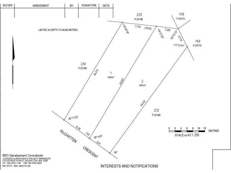 Lot 2, 16 Kilchatten Crescent, West Busselton WA 6280