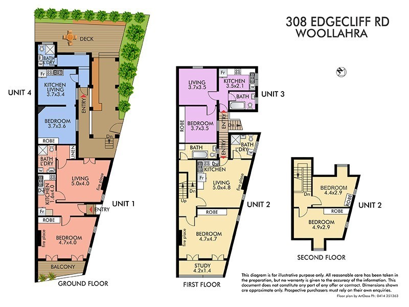 308 Edgecliff Road, Woollahra NSW 2025 Floorplan