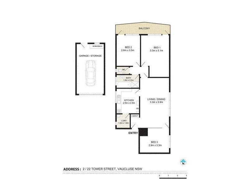 2/22 Tower Street, Vaucluse NSW 2030