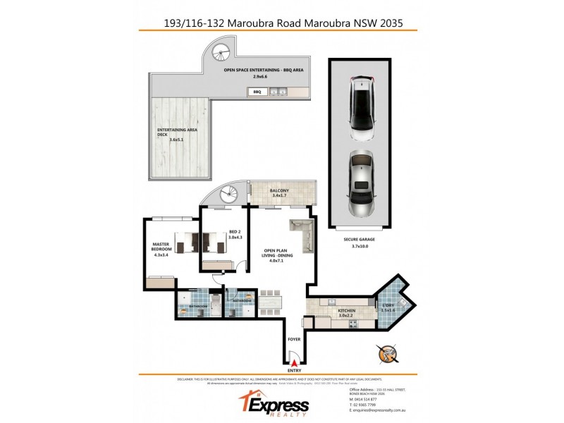 193/116-132 Maroubra Road, Maroubra NSW 2035 Floorplan