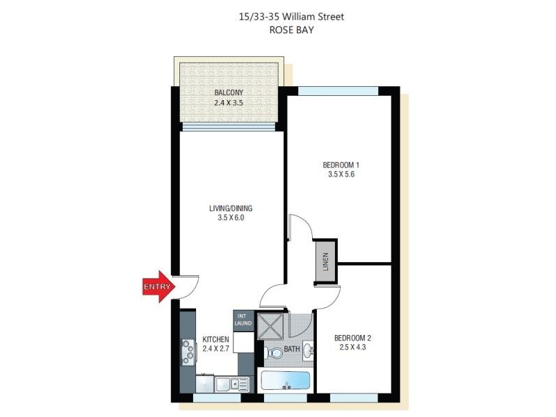 15/33 William Street, Rose Bay NSW 2029