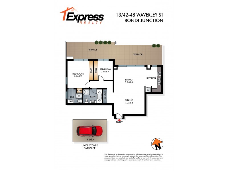 13/42-48 Waverley Street, Bondi Junction NSW 2022 Floorplan