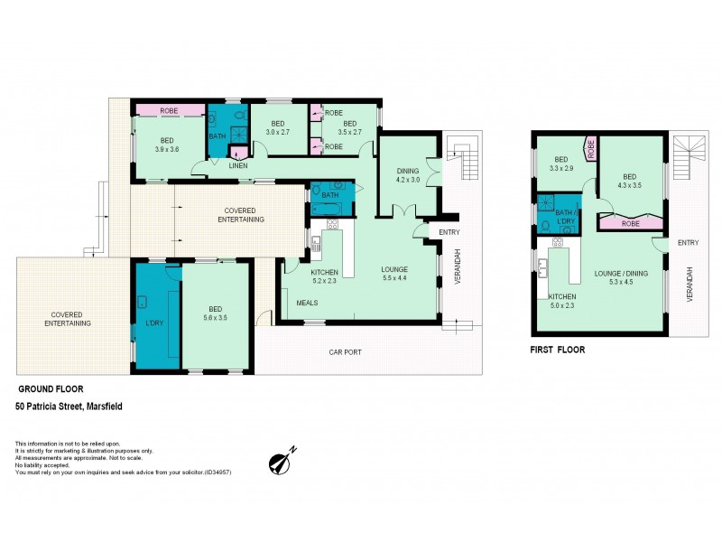 50 Patricia Street, Marsfield NSW 2122 Floorplan