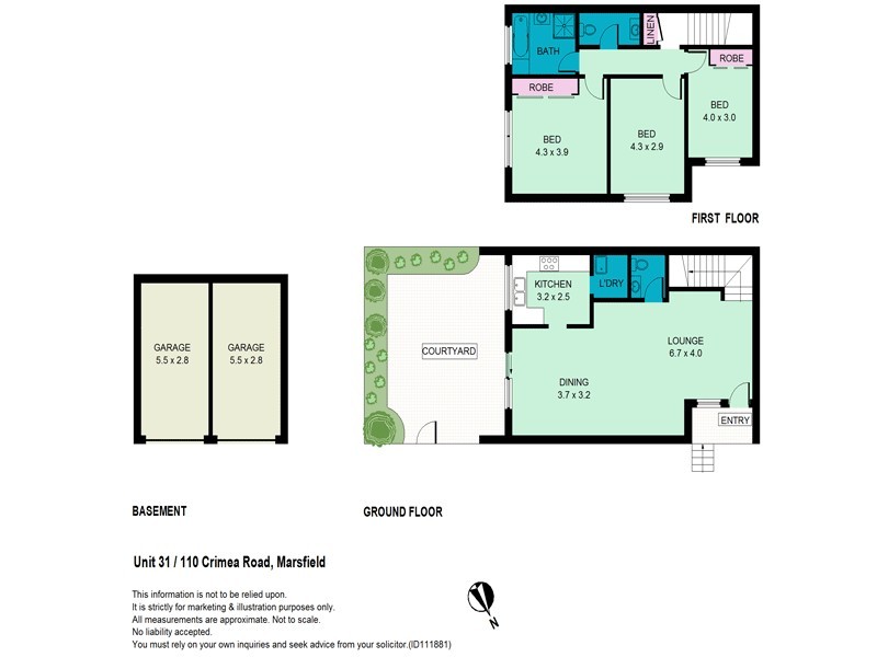 31/110 Crimea Road, Marsfield NSW 2122 Floorplan