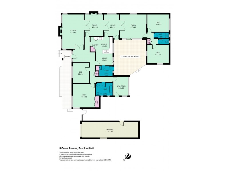 5 Crana Avenue, East Lindfield NSW 2070 Floorplan