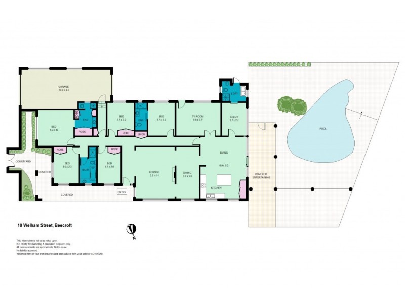 10 Welham Street, Beecroft NSW 2119 Floorplan