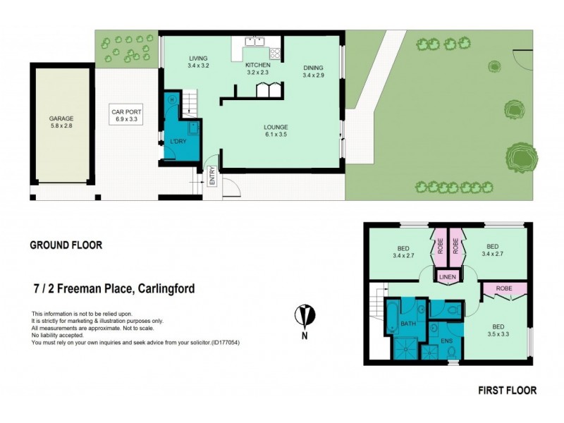 7/2 Freeman Place, Carlingford NSW 2118 Floorplan