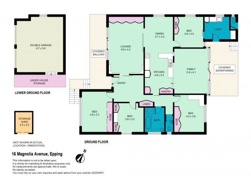 16 Magnolia Avenue, Epping NSW 2121 Floorplan