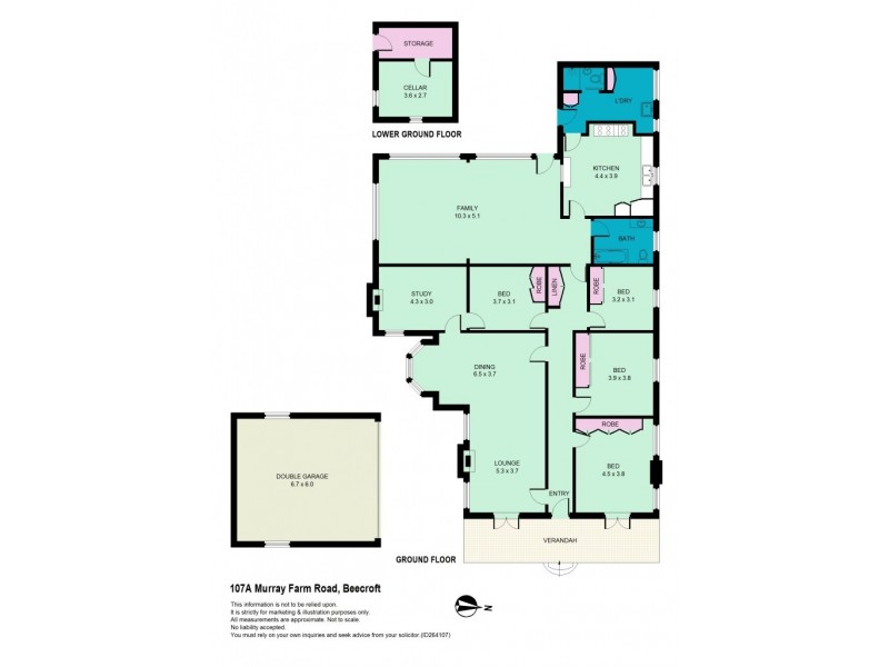 107a Murray Farm Road, Beecroft NSW 2119 Floorplan