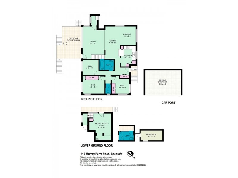 115 Murray Farm Road, Beecroft NSW 2119 Floorplan