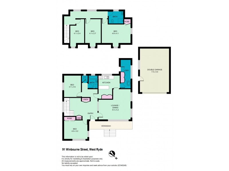 91 Winbourne Street, West Ryde NSW 2114 Floorplan