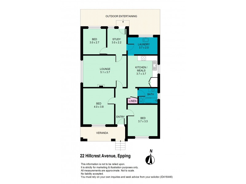 22 Hillcrest Avenue, Epping NSW 2121 Floorplan