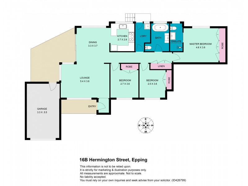 16B Hermington Street, Epping NSW 2121 Floorplan