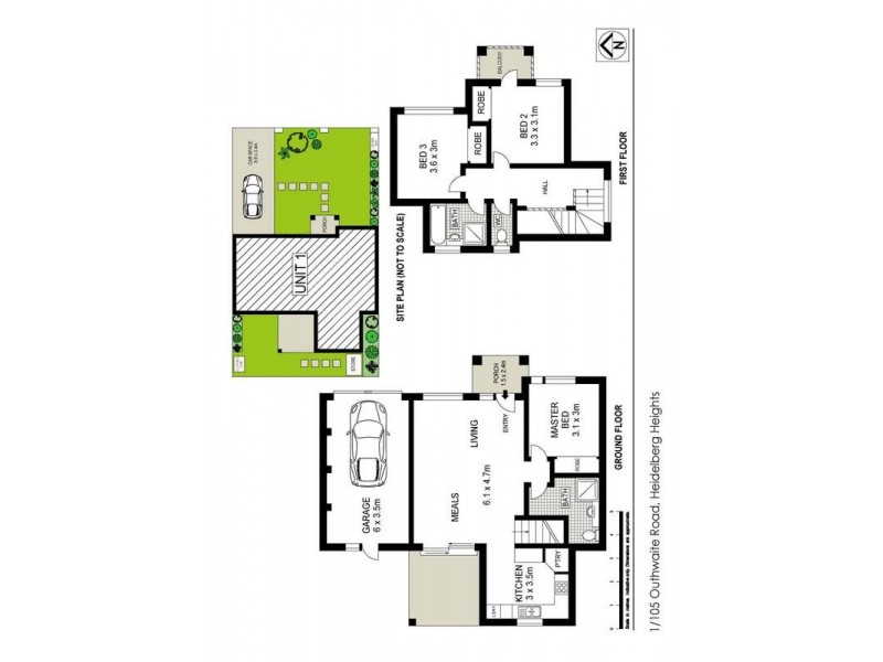 1/105 Outhwaite Road, Heidelberg Heights VIC 3081