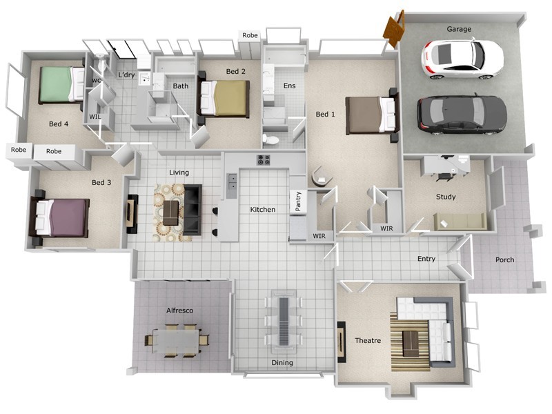 5 Bluestone Loop, Piara Waters WA 6112 Floorplan