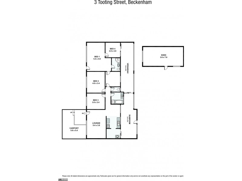 3 Tooting Street, Beckenham WA 6107 Floorplan