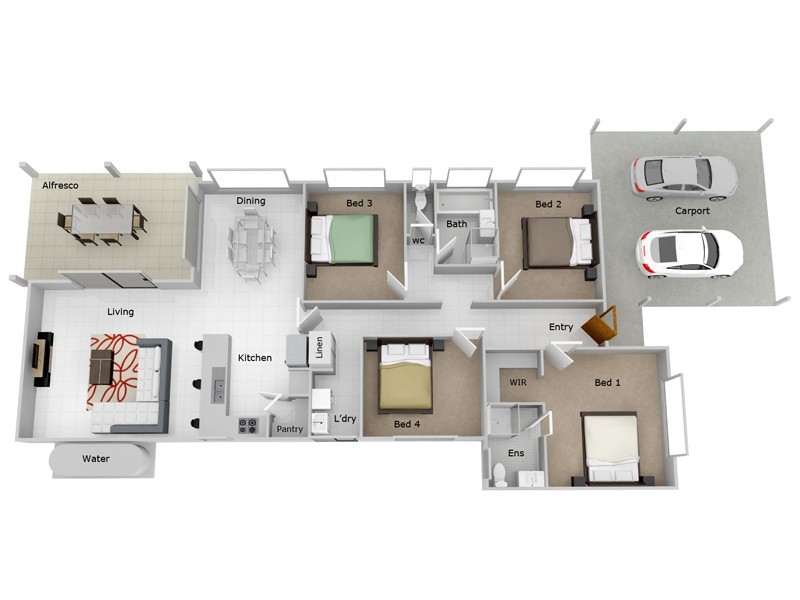 46 Serisier Parkway, Queens Park WA 6107 Floorplan