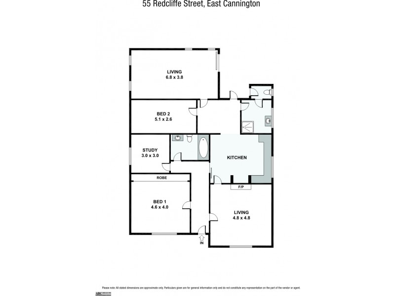 55 Redcliffe Street, East Cannington WA 6107 Floorplan