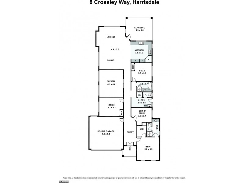 8 Crossley Way, Harrisdale WA 6112 Floorplan
