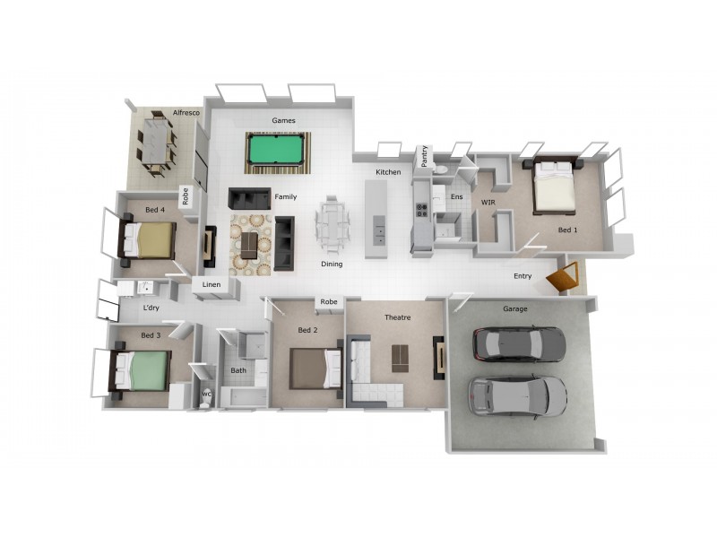 1 Rossiter Avenue, Piara Waters WA 6112 Floorplan