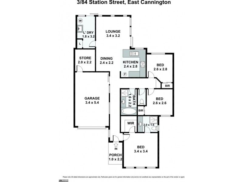 3/84 Station Street, East Cannington WA 6107 Floorplan