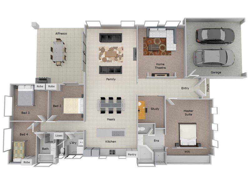 5 Brittain Rd, Wattle Grove WA 6107 Floorplan