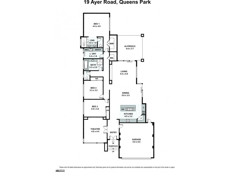 19 Ayer Road, Queens Park WA 6107 Floorplan