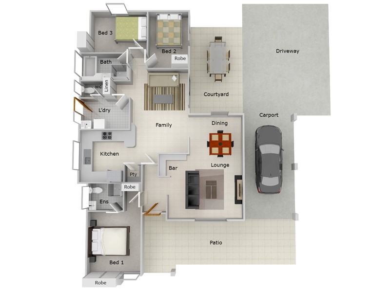 187 Lewis Road, Forrestfield WA 6058 Floorplan