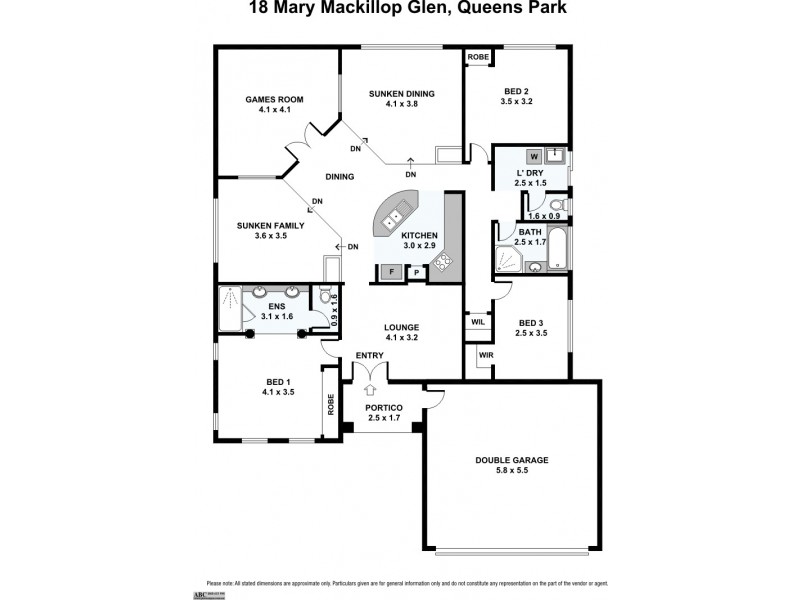 18 Mary Mackillop Glen, Queens Park WA 6107 Floorplan