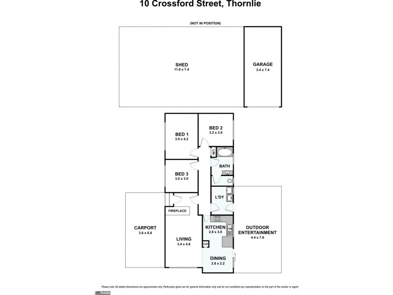 10 Crossford Street, Thornlie WA 6108 Floorplan