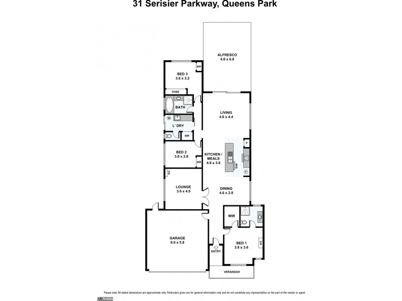31 Serisier Parkway, Queens Park WA 6107 Floorplan