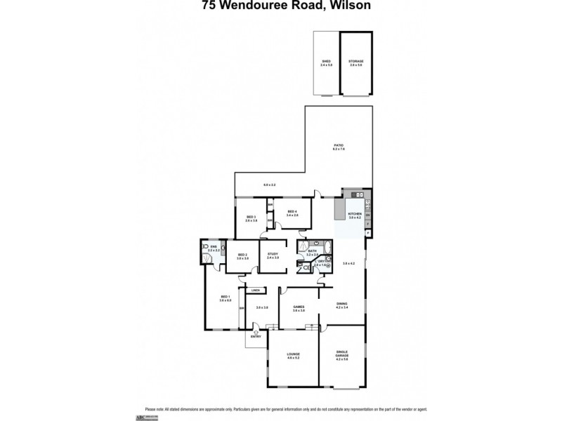 75 Wendouree Road, Wilson WA 6107 Floorplan