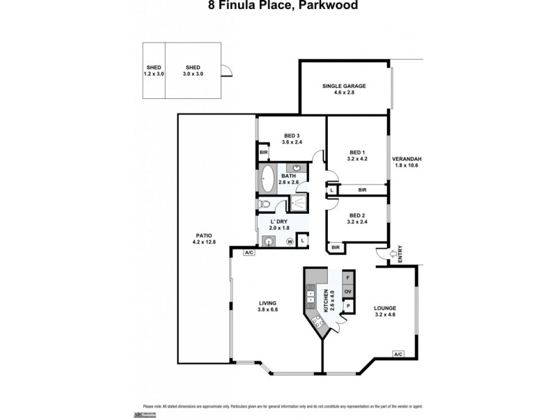 8 Finula Place, Parkwood WA 6147 Floorplan