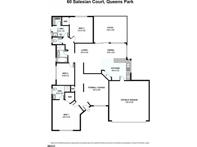 60 Salesian Court, Queens Park WA 6107 Floorplan