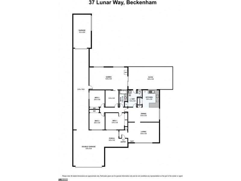 37 Lunar Way, Beckenham WA 6107 Floorplan
