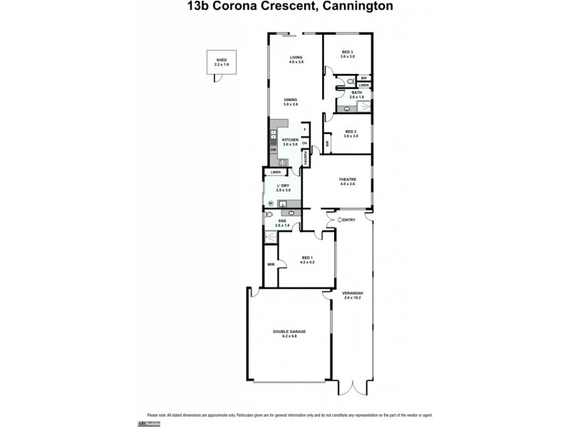 13b Corona Crescent, Cannington WA 6107 Floorplan