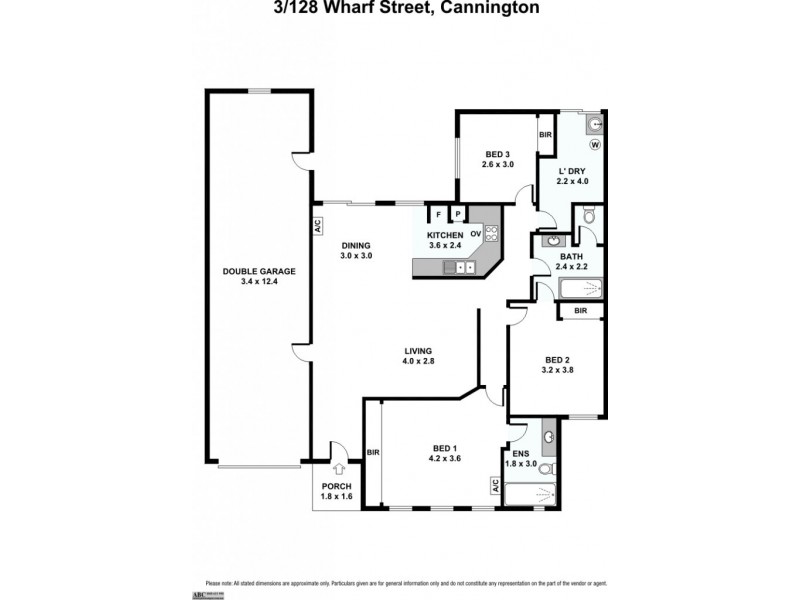3/128 Wharf Street, Cannington WA 6107 Floorplan