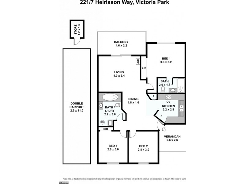 221/7 Heirisson Way, Victoria Park WA 6100 Floorplan