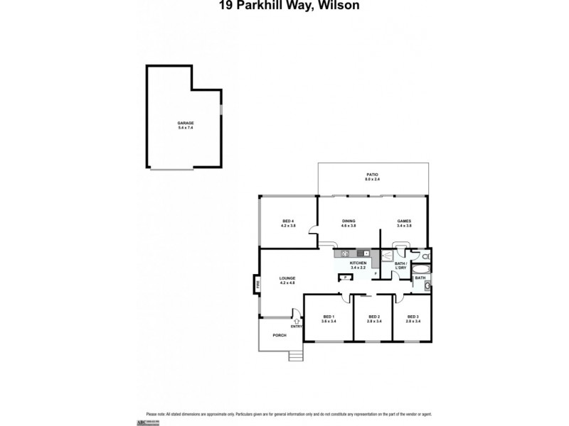 19 Parkhill Way, Wilson WA 6107 Floorplan