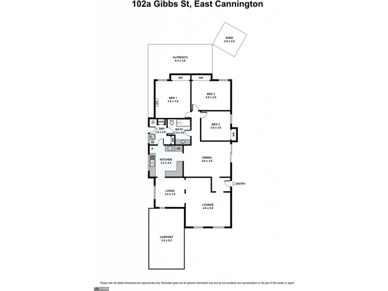 102a Gibbs Street, East Cannington WA 6107 Floorplan