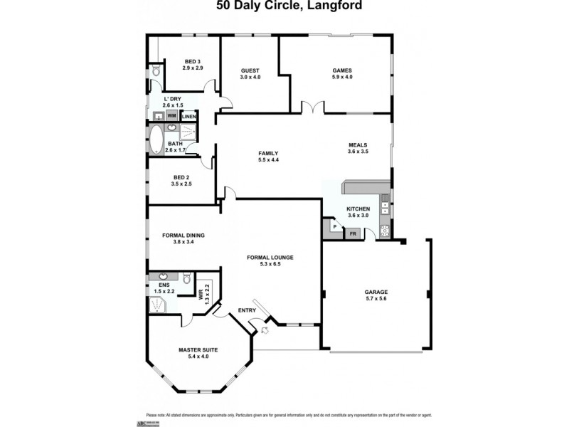 50 Daly Circle, Langford WA 6147 Floorplan
