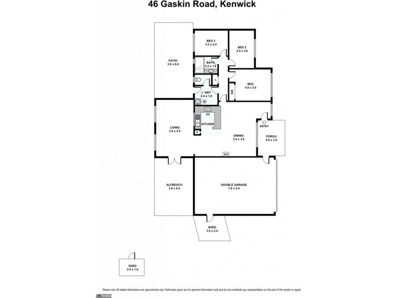 46 Gaskin Road, Kenwick WA 6107 Floorplan